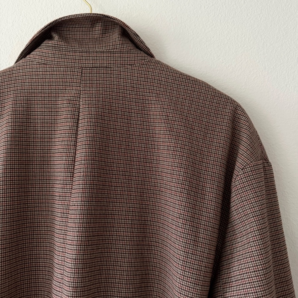 Free People Oversized Reggie Blazer in Ginger Combo Size L - Picture 10 of 15